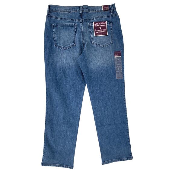 Gloria Vanderbilt Amanda Women's Flawless Flex High Rise Jeans Size 14 Short NWT - Picture 2 of 6
